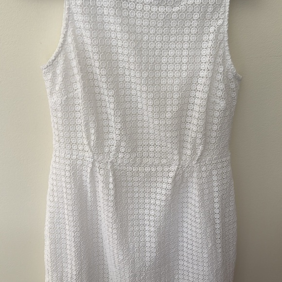 Garnet Hill all white summer dress size 10 - Picture 4 of 9